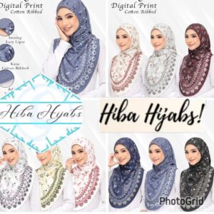 Digital twist Hijab