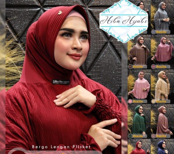 Azzifa sleeves Hijab - Image 3