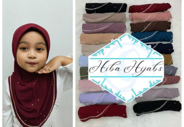 Kids diamond Hijab