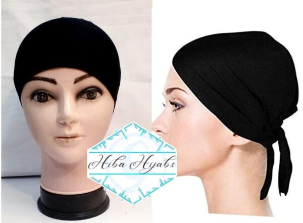 cotton jersey tie inner cap