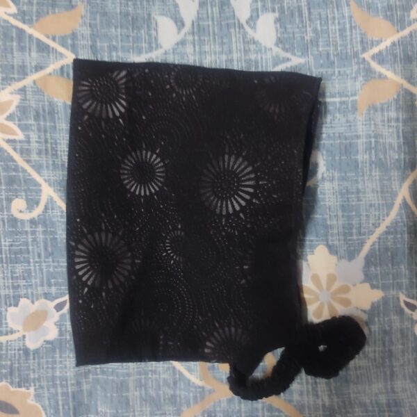 printed chiffon elastic naqab - Image 2