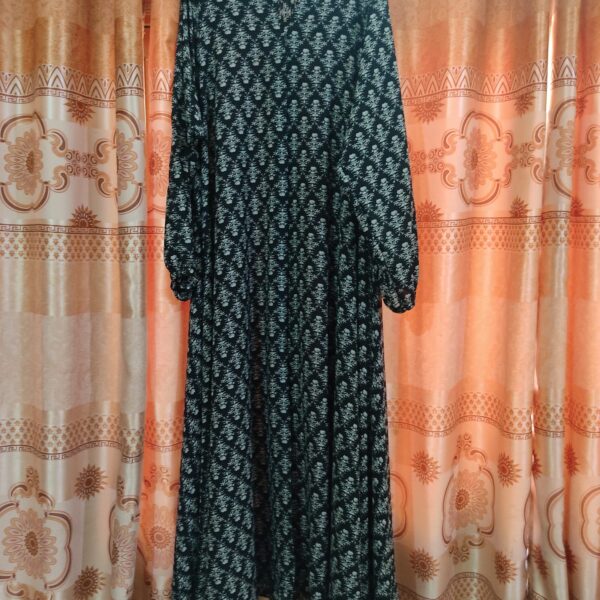 Digital Printed Full Gher georgette abaya - Image 3
