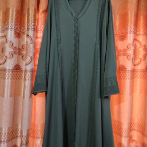Stone works full gher party wear abaya